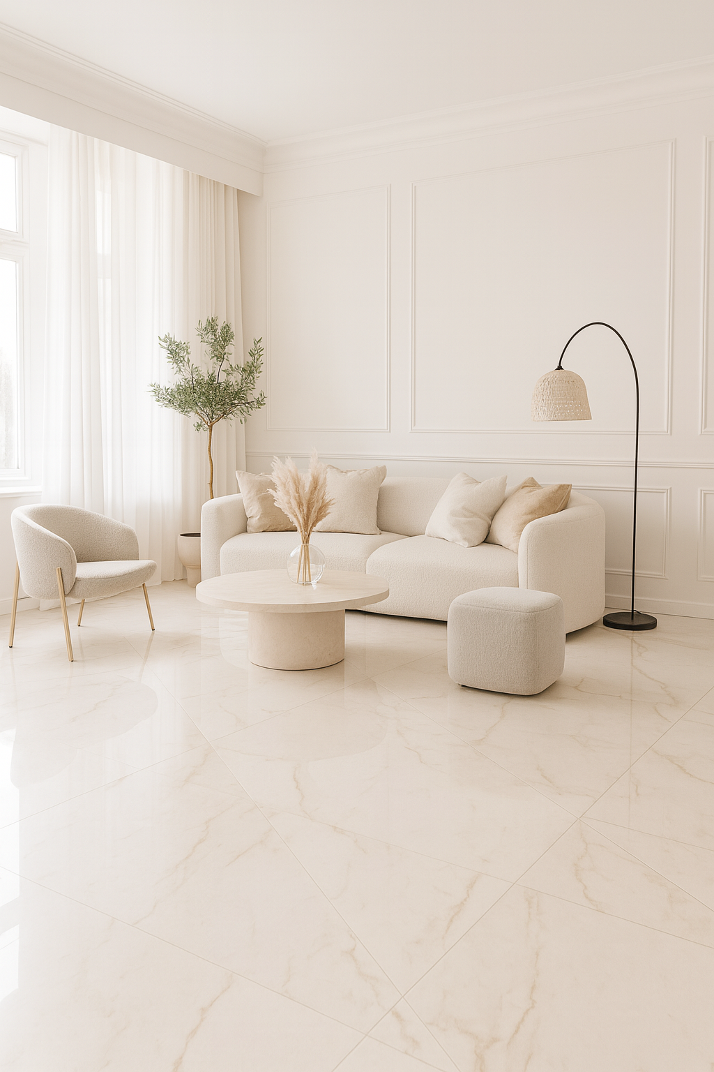 Avenue Glazed Porcelain Tile 21"x21" – Slip-Resistant