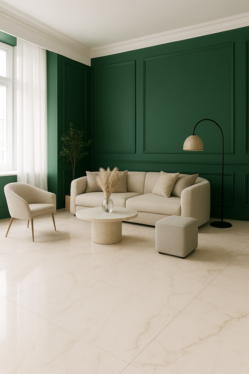 Avenue Glazed Porcelain Tile 21"x21" – Slip-Resistant
