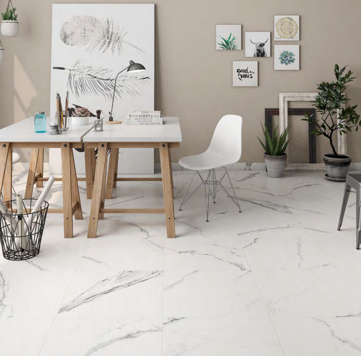 Avenue Glazed Porcelain Tile 21"x21" – Slip-Resistant