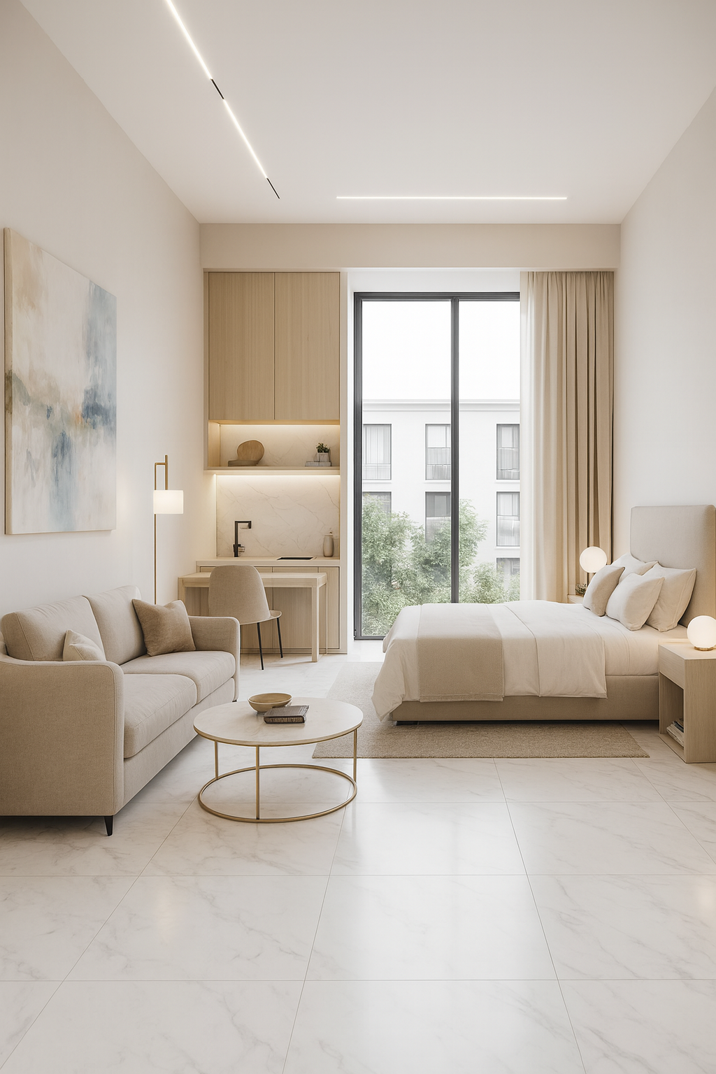 Avenue Glazed Porcelain Tile 21"x21" – Slip-Resistant