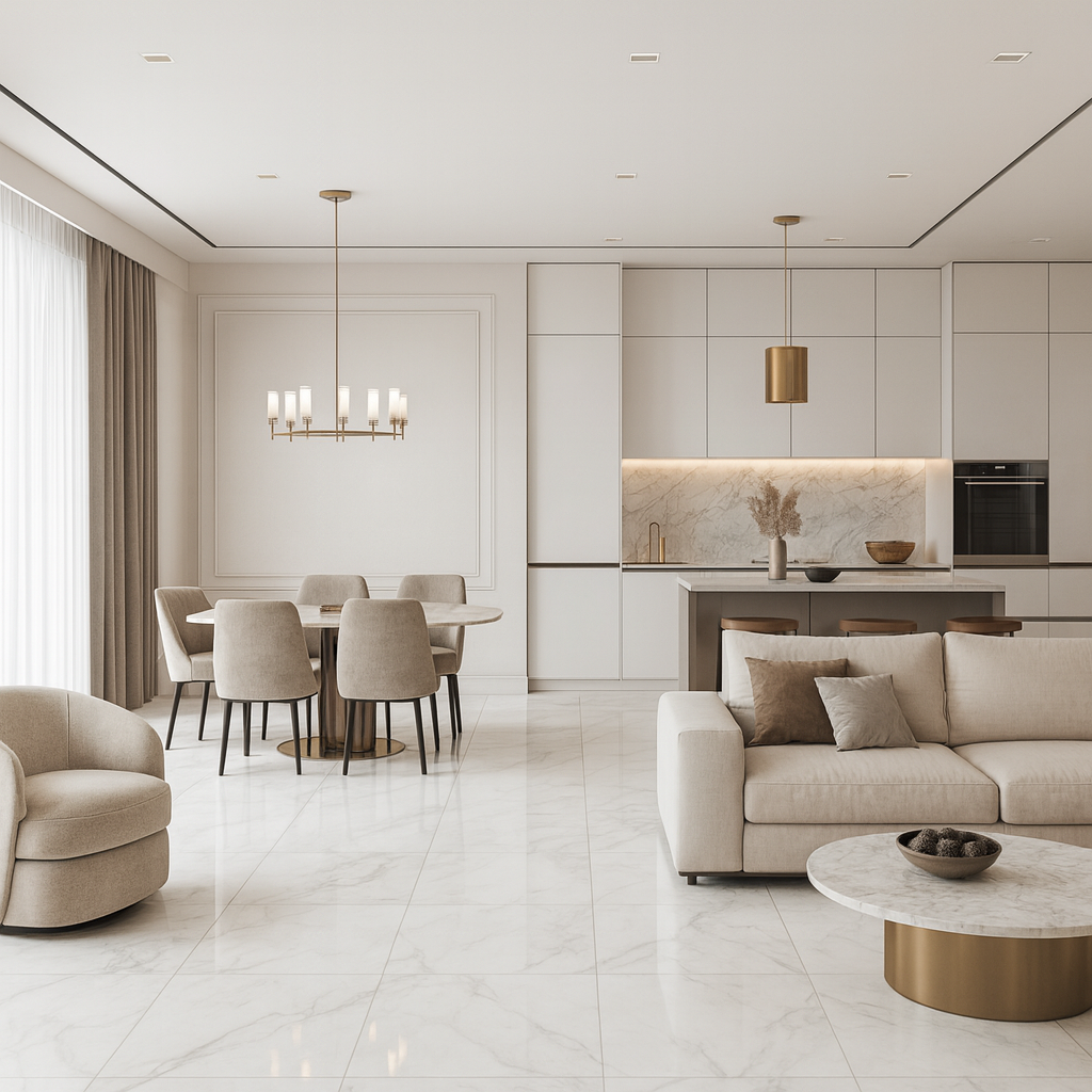 Avenue Glazed Porcelain Tile 21"x21" – Slip-Resistant