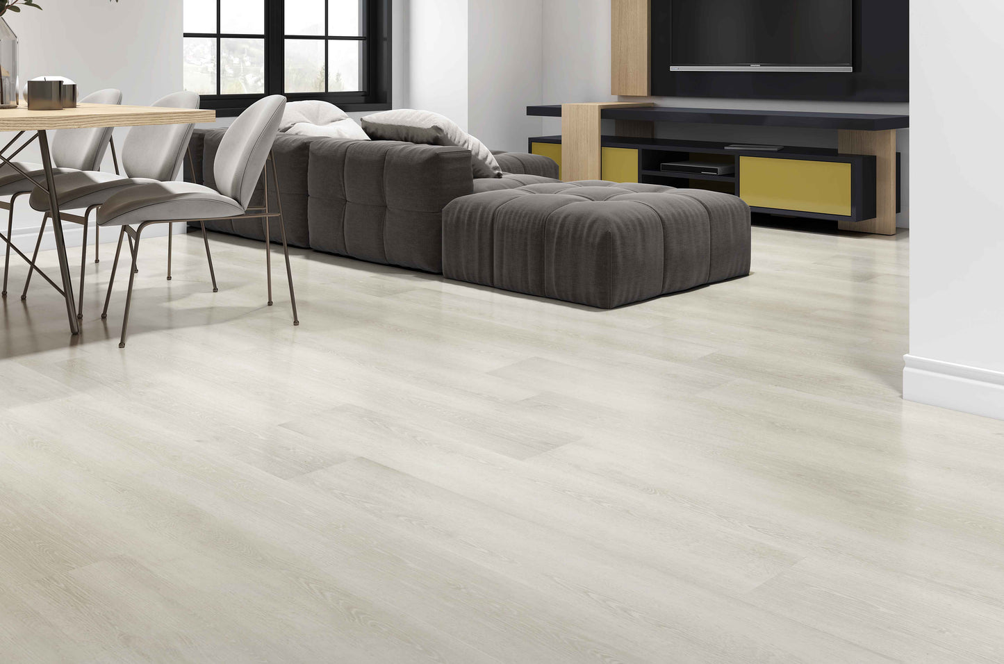 SAK WHITE LVP Floor