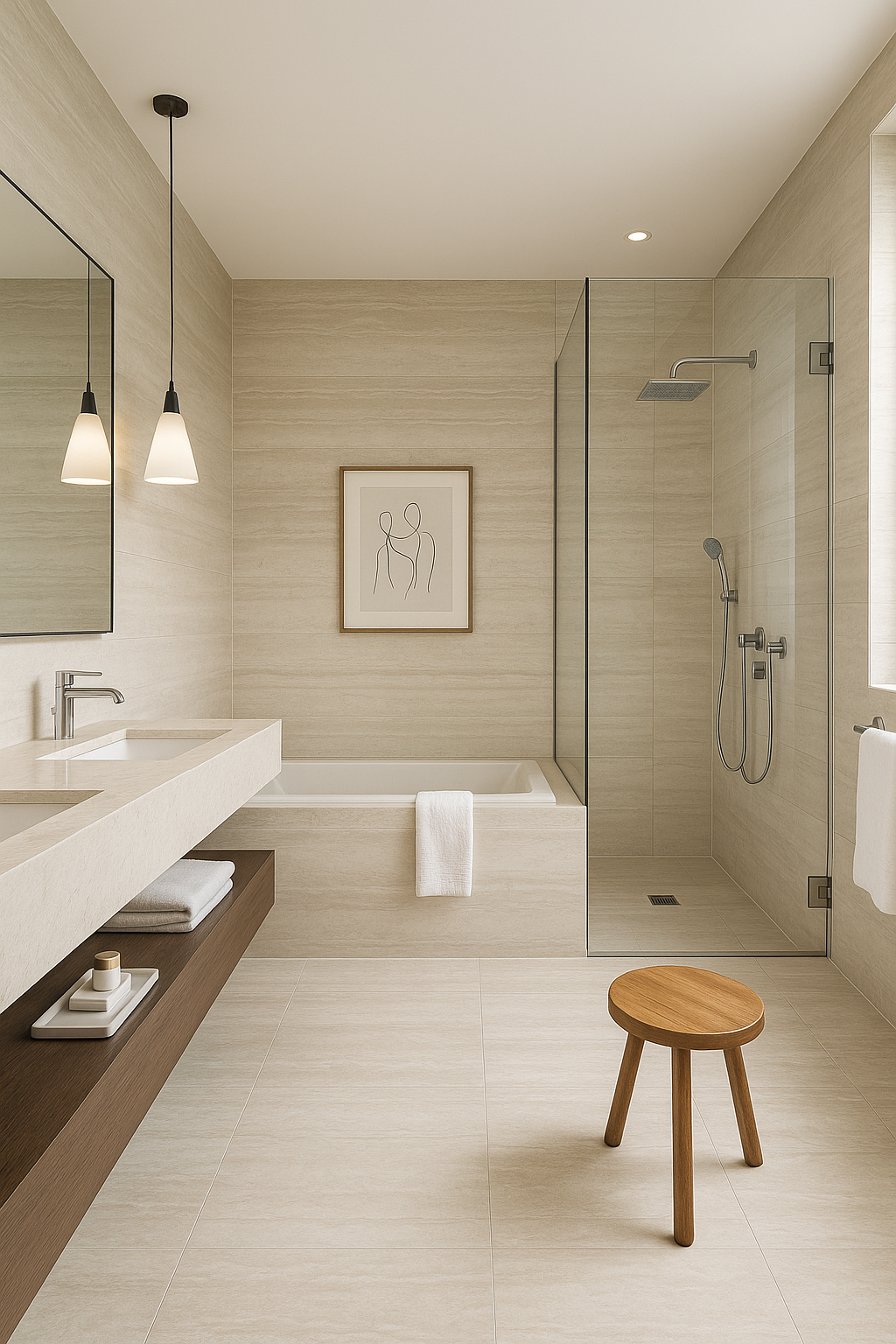 DonnaBella porcelain tile 24x48 Polished and Matte