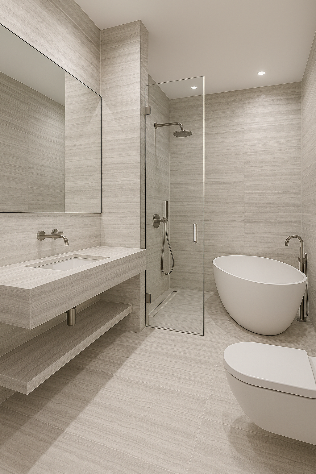 DonnaBella porcelain tile 24x48 Polished and Matte