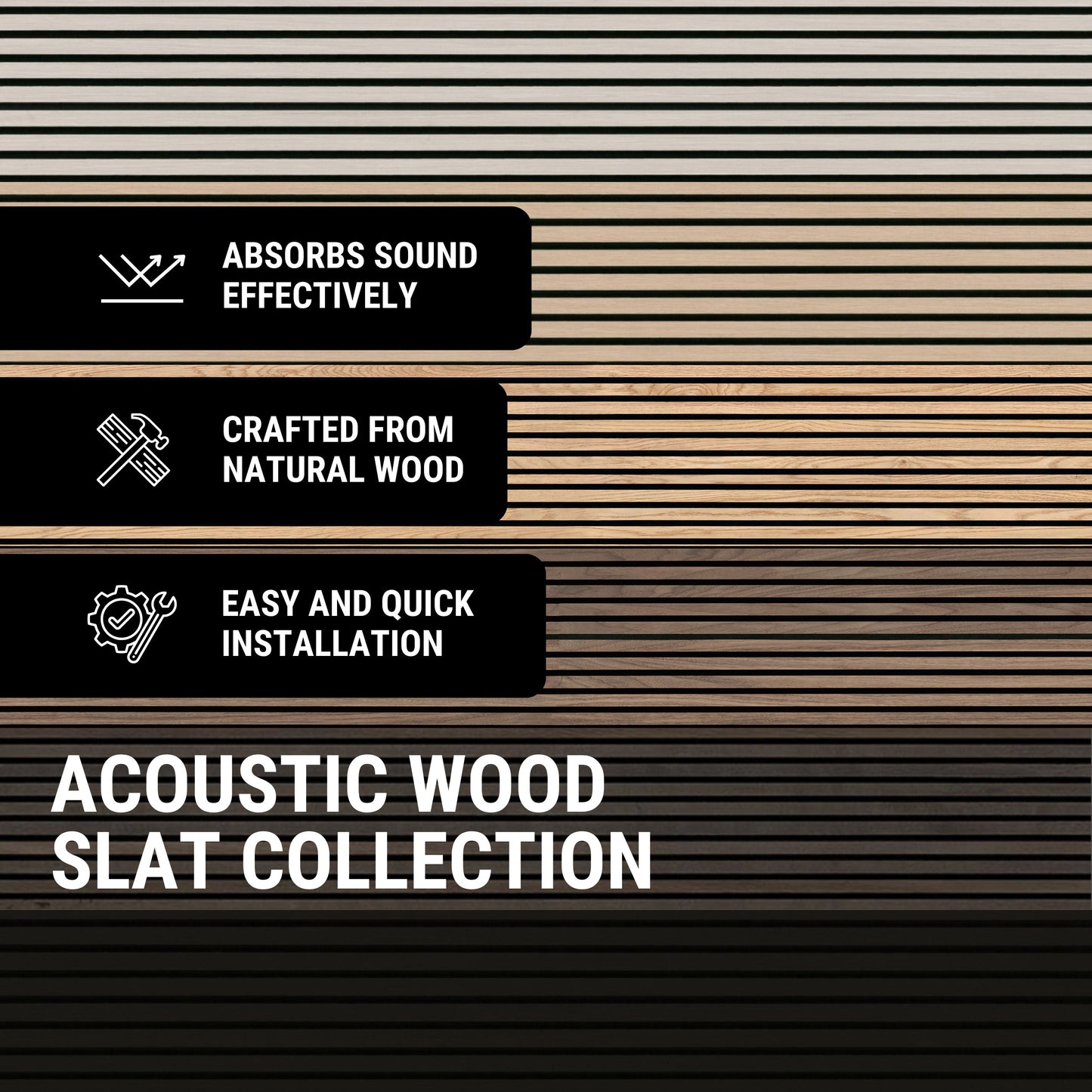 Ebony Acoustic Wall Panel