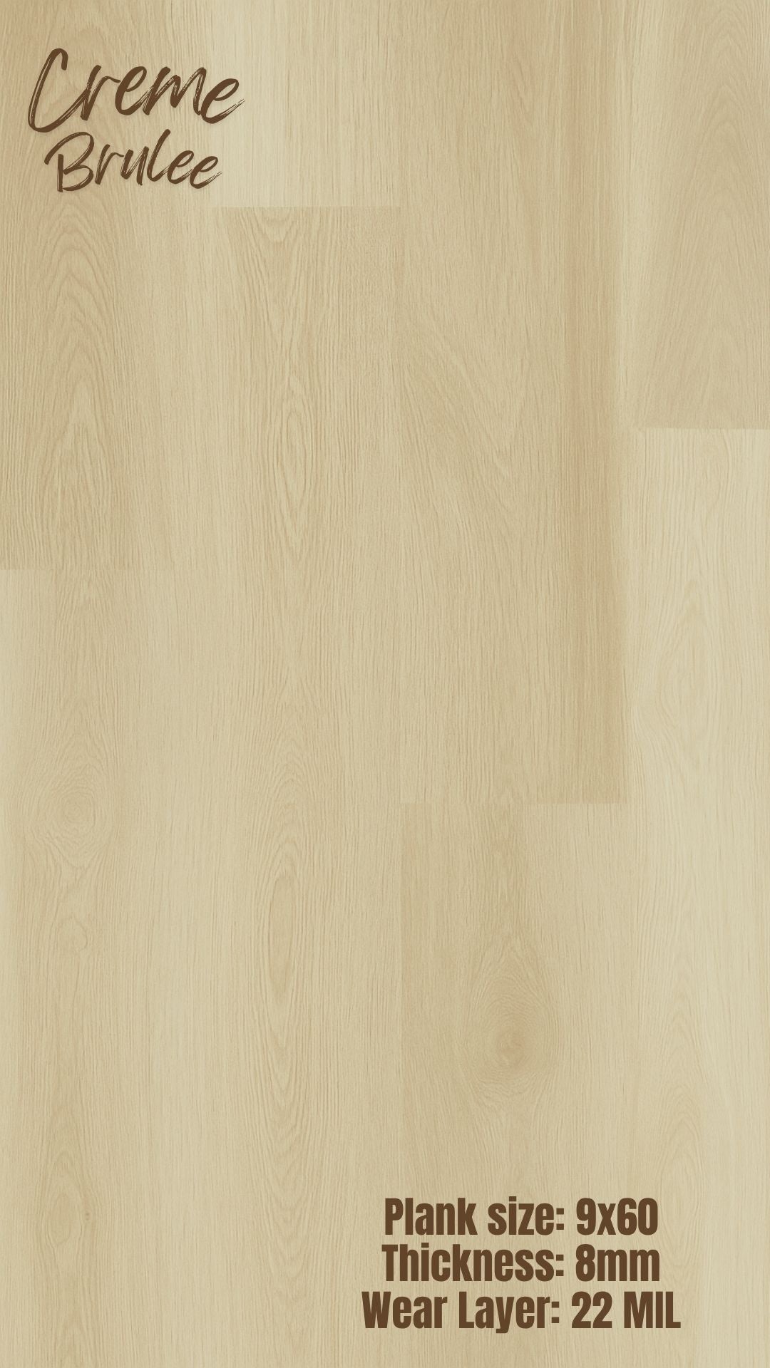 Luxury vinyl floor 8mm 100% waterproof Collection ESPIRITU.