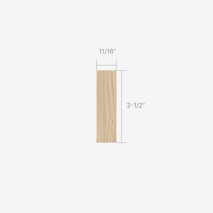BASEBOARD 2-1/2" (1x3)