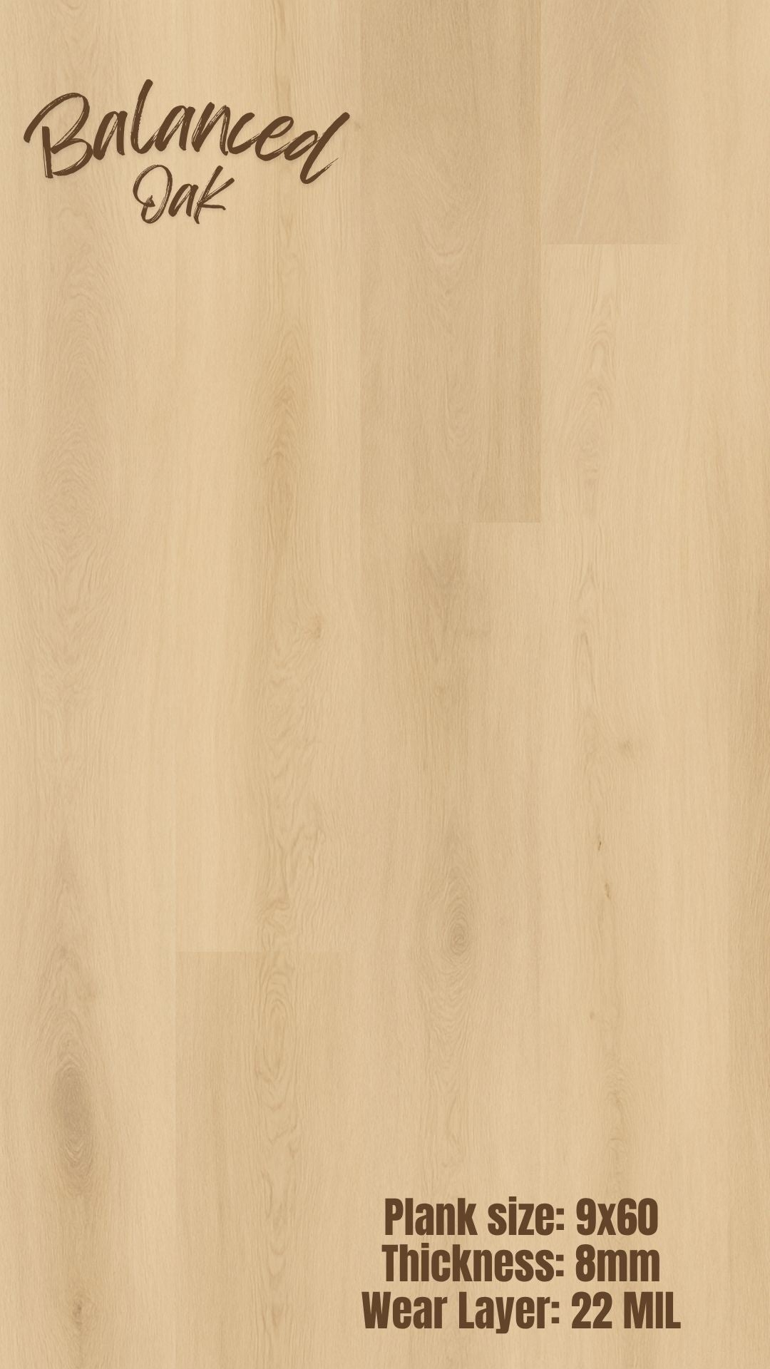 Luxury vinyl floor 8mm 100% waterproof Collection ESPIRITU.