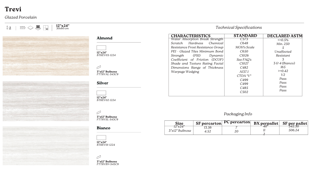Travertini - Premium Travertine Look Porcelain Tile 12×24
