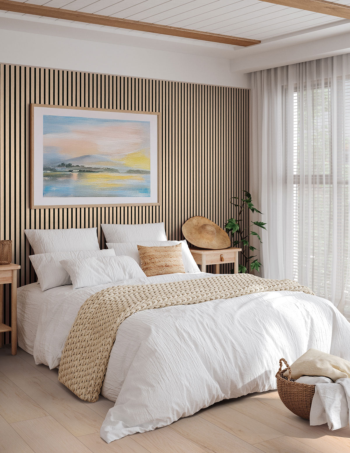 Blonde Acoustic Wall Panel