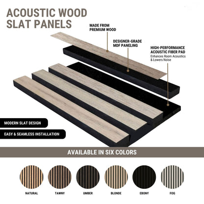 Ebony Acoustic Wall Panel