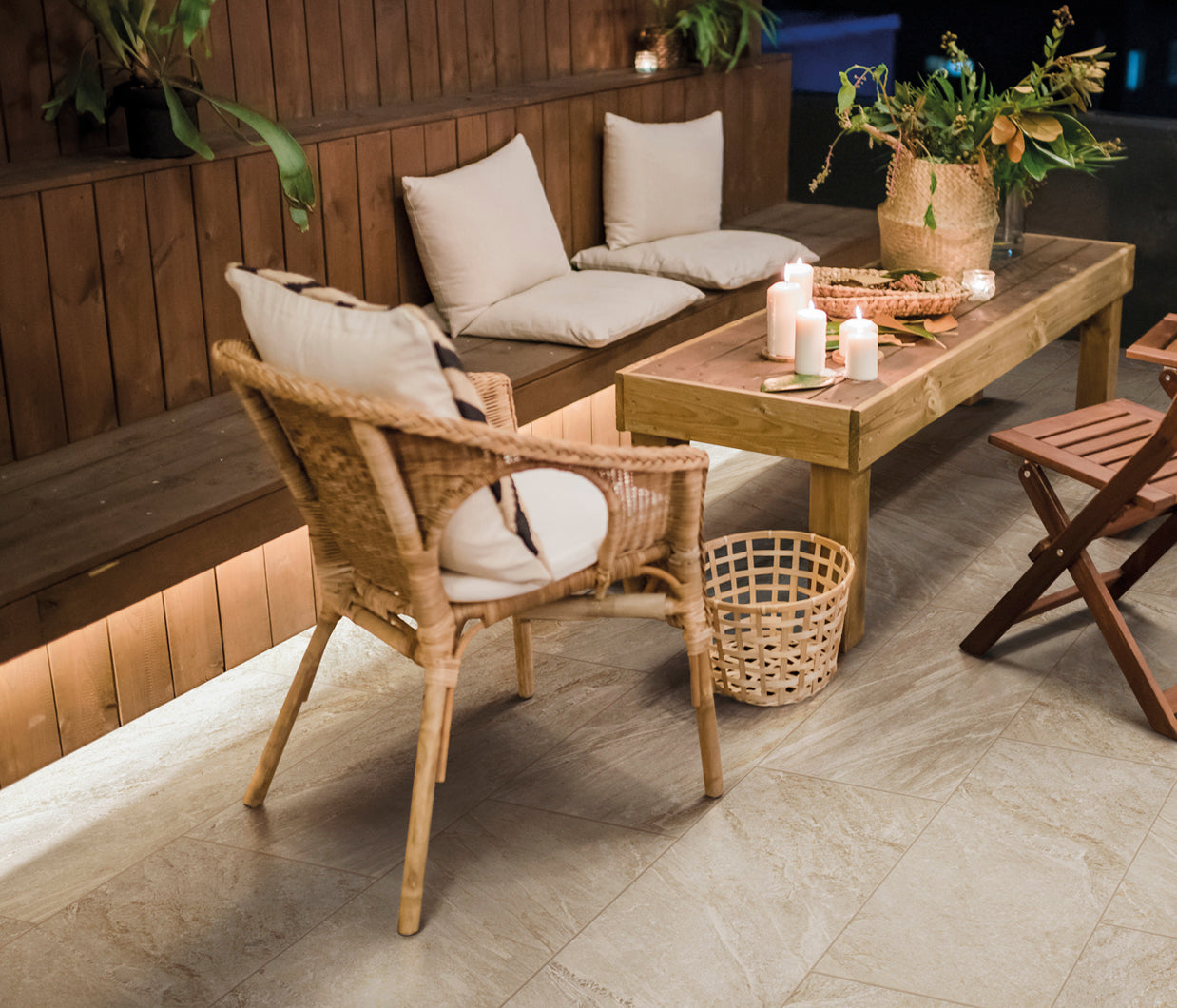 Fiordi Bianco Porcelain Tile – 12x24 Matte Stone Look