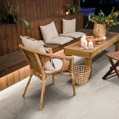 Fiordi Bianco Porcelain Tile – 12x24 Matte Stone Look