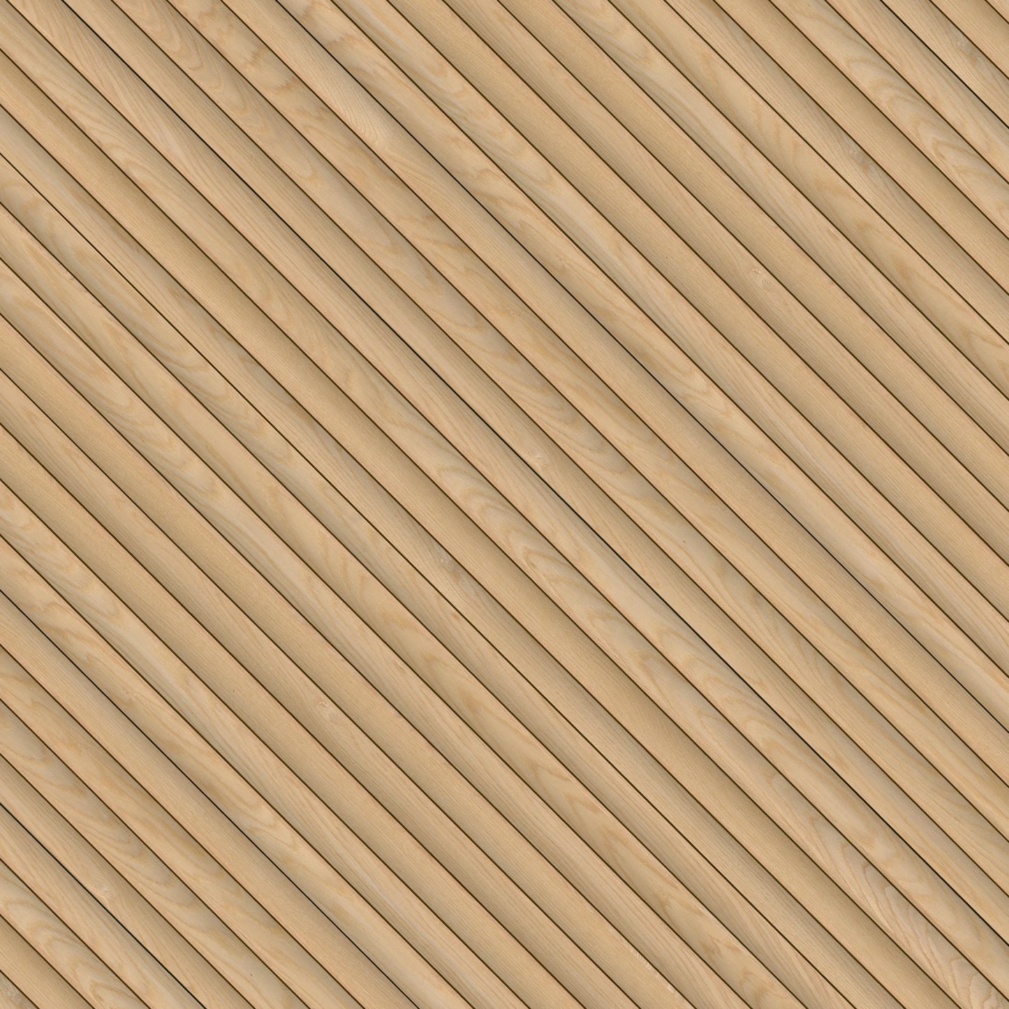 Natural Reeded Acoustic Wall Panel