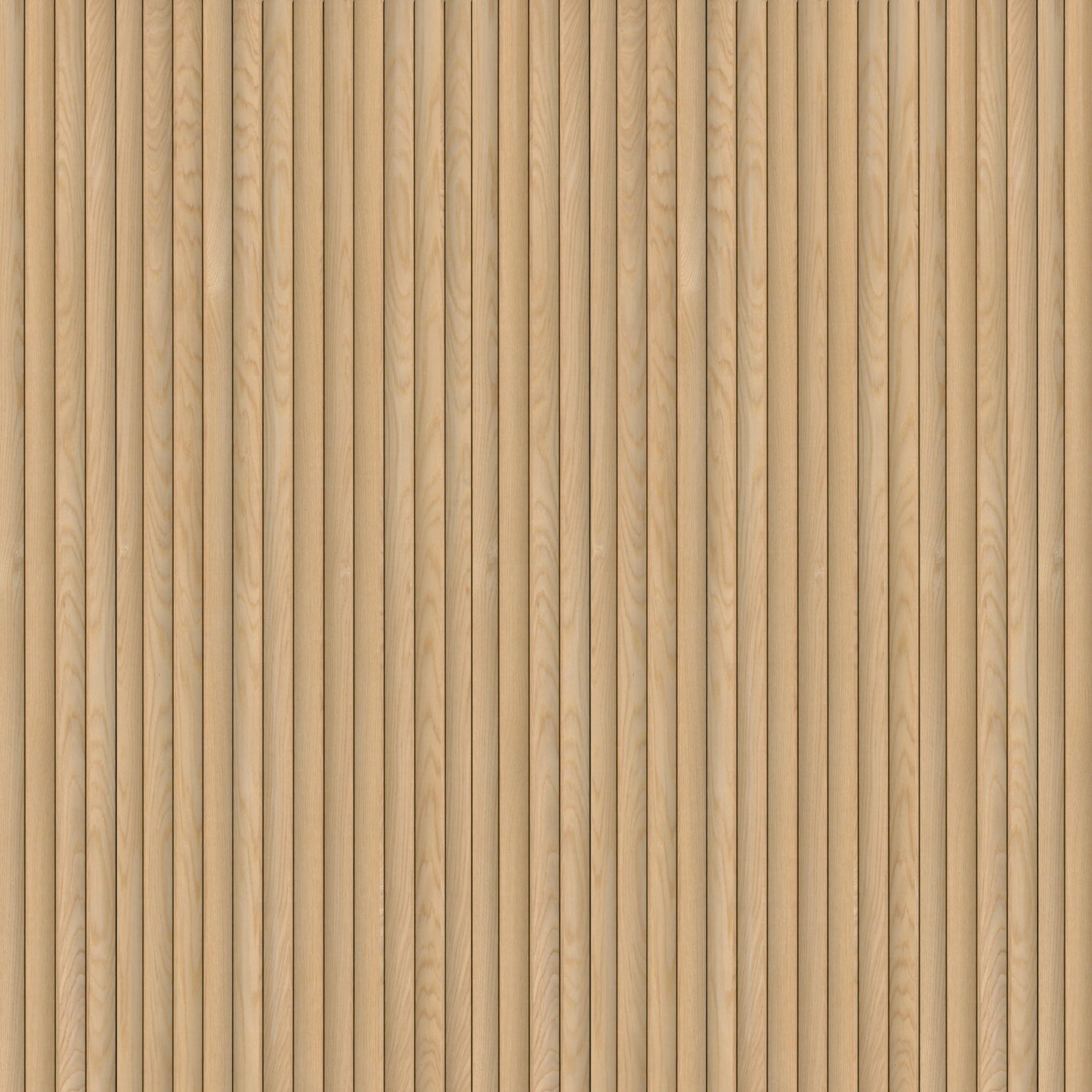 Natural Reeded Acoustic Wall Panel