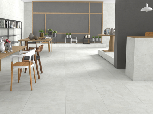 Blanco Neutral Matte Porcelain Tile - 24"x48"