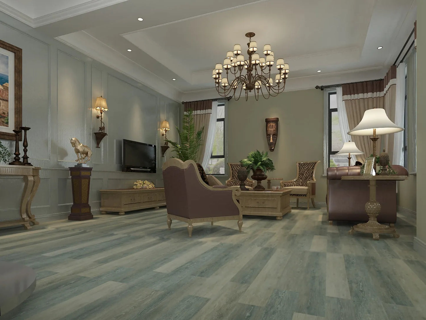 CENTURY GRAY LVP Floor