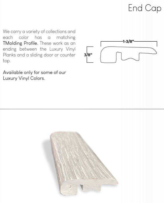 End Cap Laminate, LVP (Vinyl) Flooring. Pick the color and Order ...